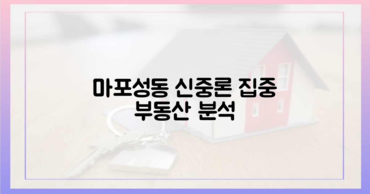 신중론, 마포·성동 집중 분석