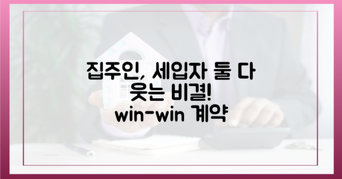 집주인, 세입자 모두 웃는 이유