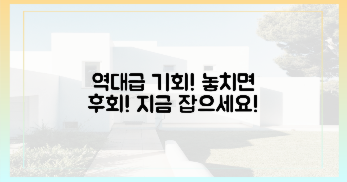 역대급 기회, 놓치면 후회!