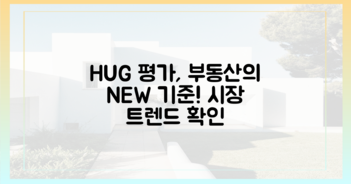 HUG 평가, 부동산 시장의 새 기준