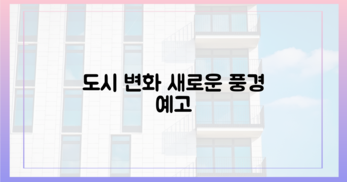 도시 풍경 변화 예고