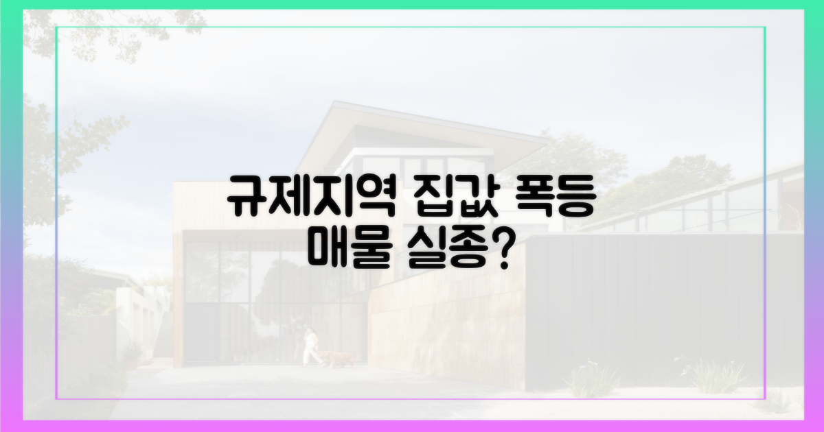 규제지역 확대, 집값 더 뛰었다.