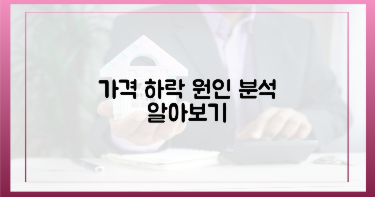 가격 하락 요인 분석