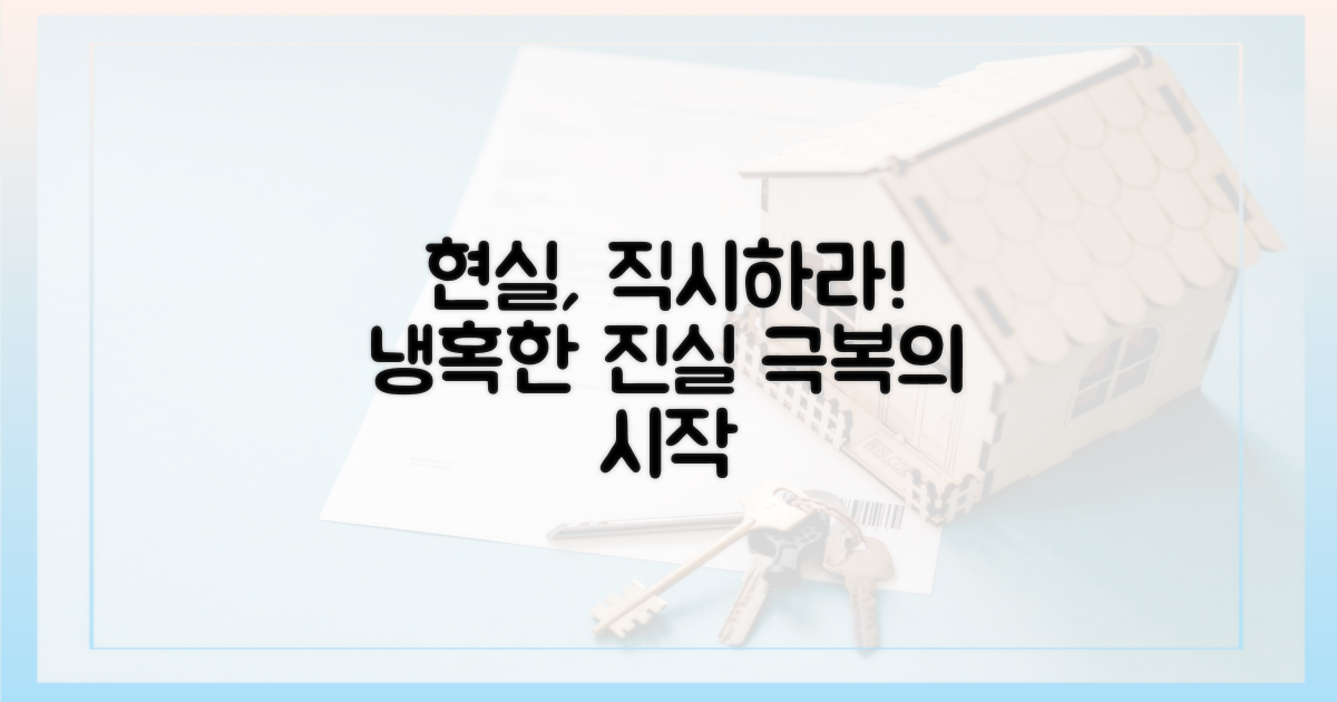 냉혹한 현실부터 마주하세요.