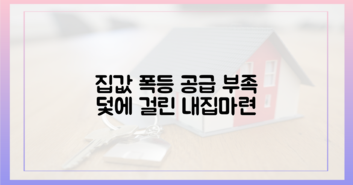 공급 부족, 집값 상승의 덫