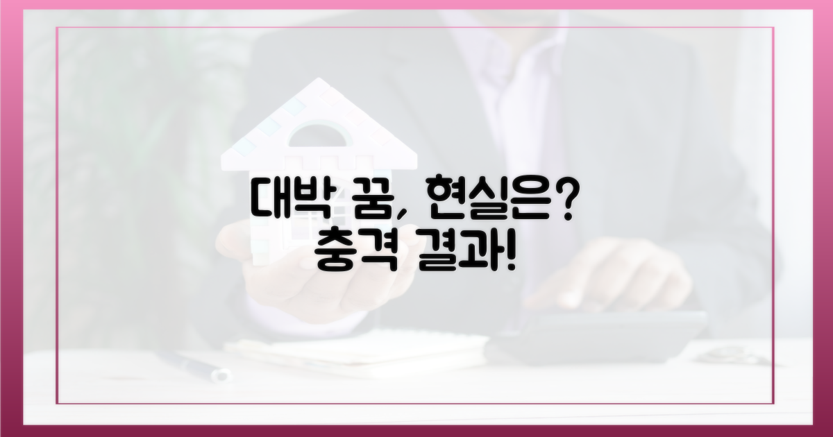 대박 꿈, 현실은?