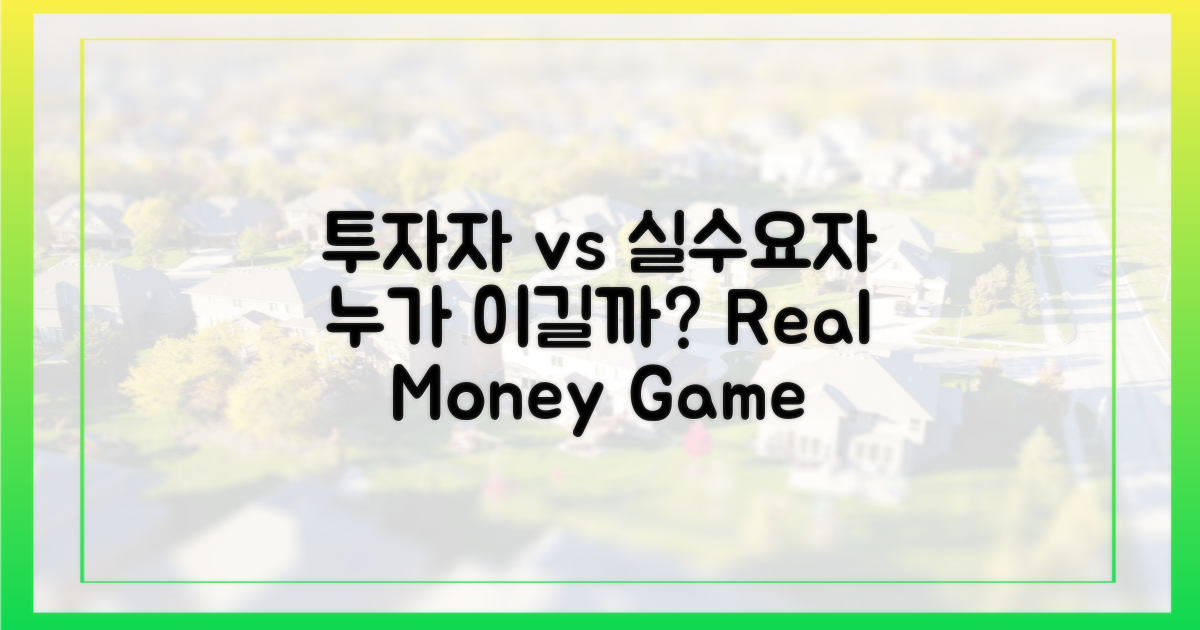 투자자 vs 실수요자 시점