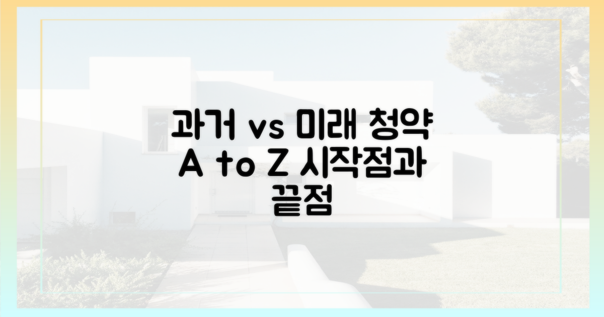 과거 청약 vs 미래 전망