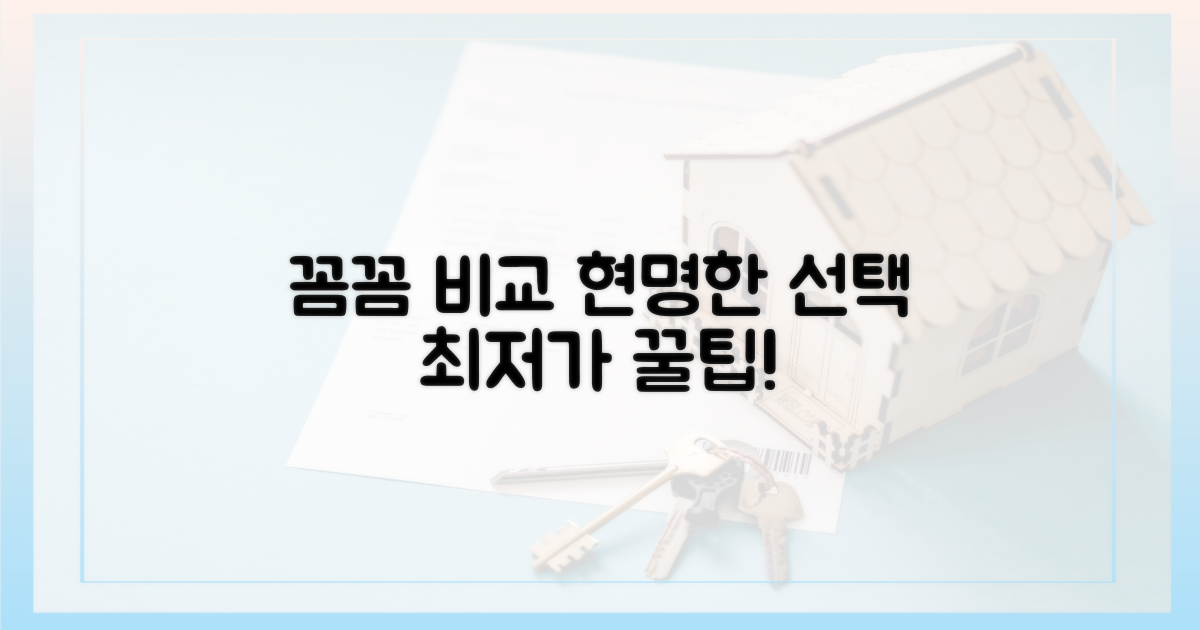 꼼꼼 비교, 현명한 선택