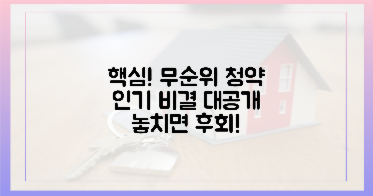 무순위 청약, 왜 인기일까요?