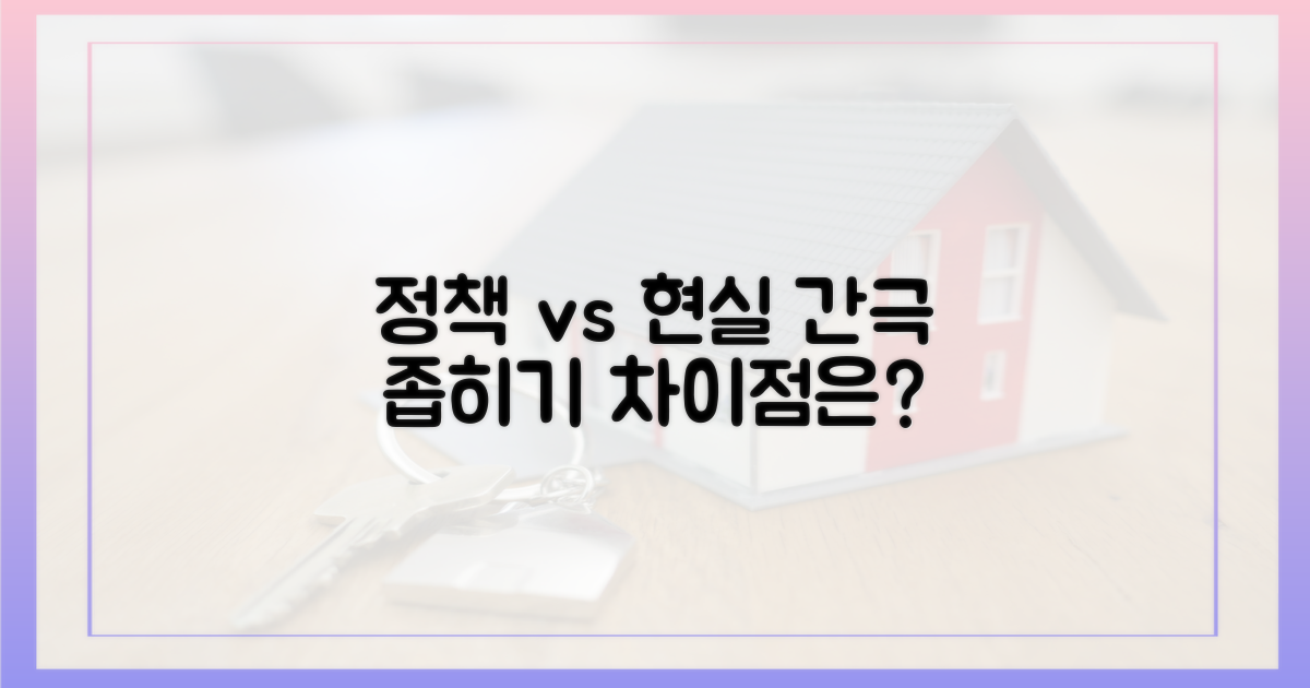 정책과 현실의 간극