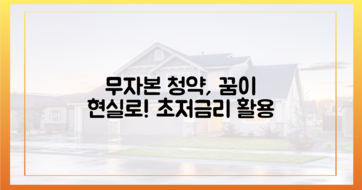 무자본? 꿈이 현실 되는 청약