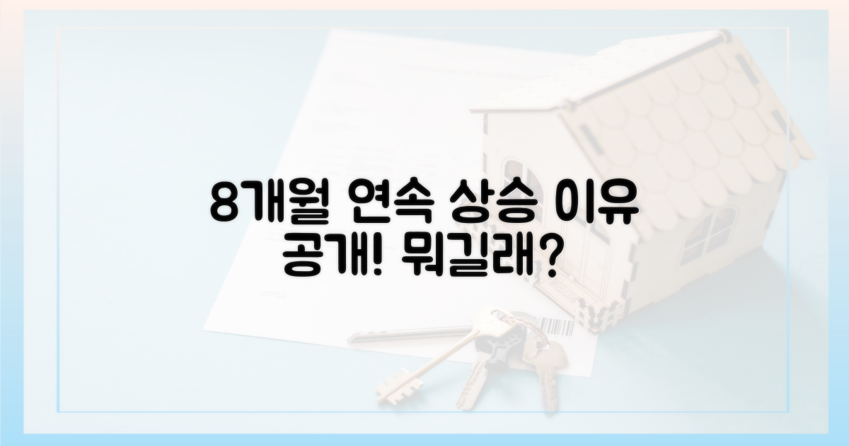 8개월 연속 오름세, 이유는?