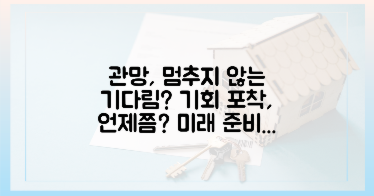 관망, 무엇을 기다릴까?