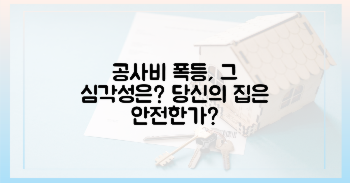 공사비 급등, 왜 심각할까?