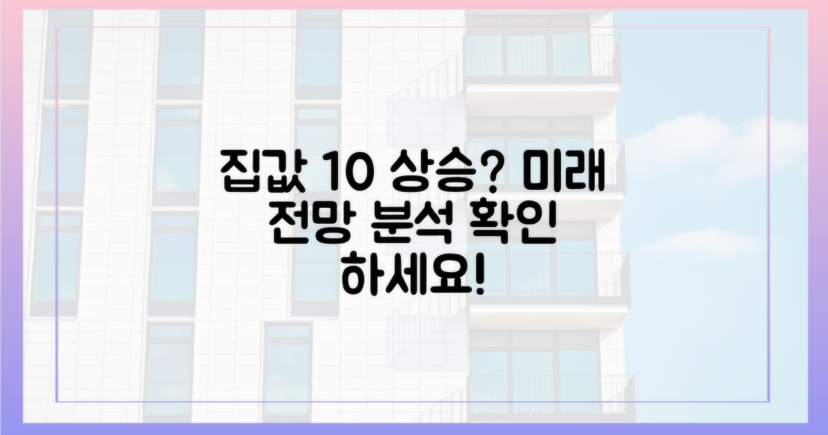 향후 집값 전망, 10% 더 오를까