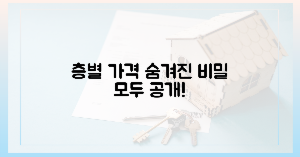 숨겨진 층별 가격 비밀은?