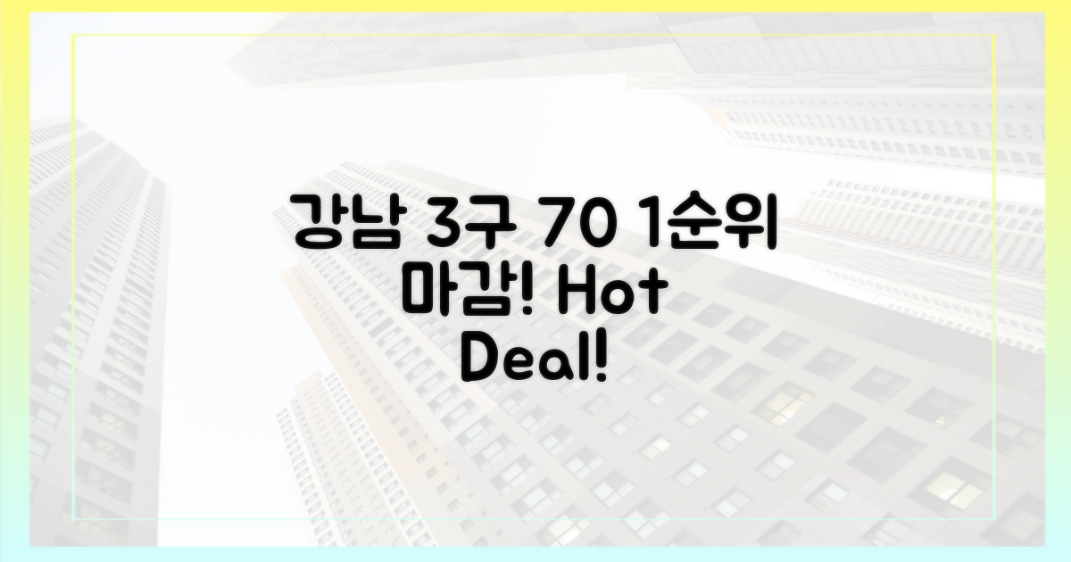 강남 3구' 70% 이상 1순위 마감