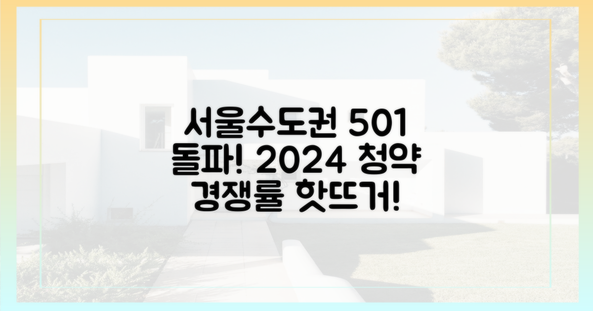 2024년 서울·수도권 청약 경쟁률 50:1 돌파