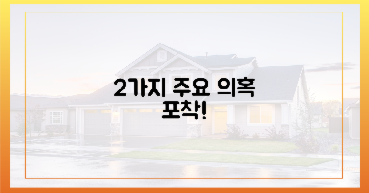 2가지 주요 의혹 포착