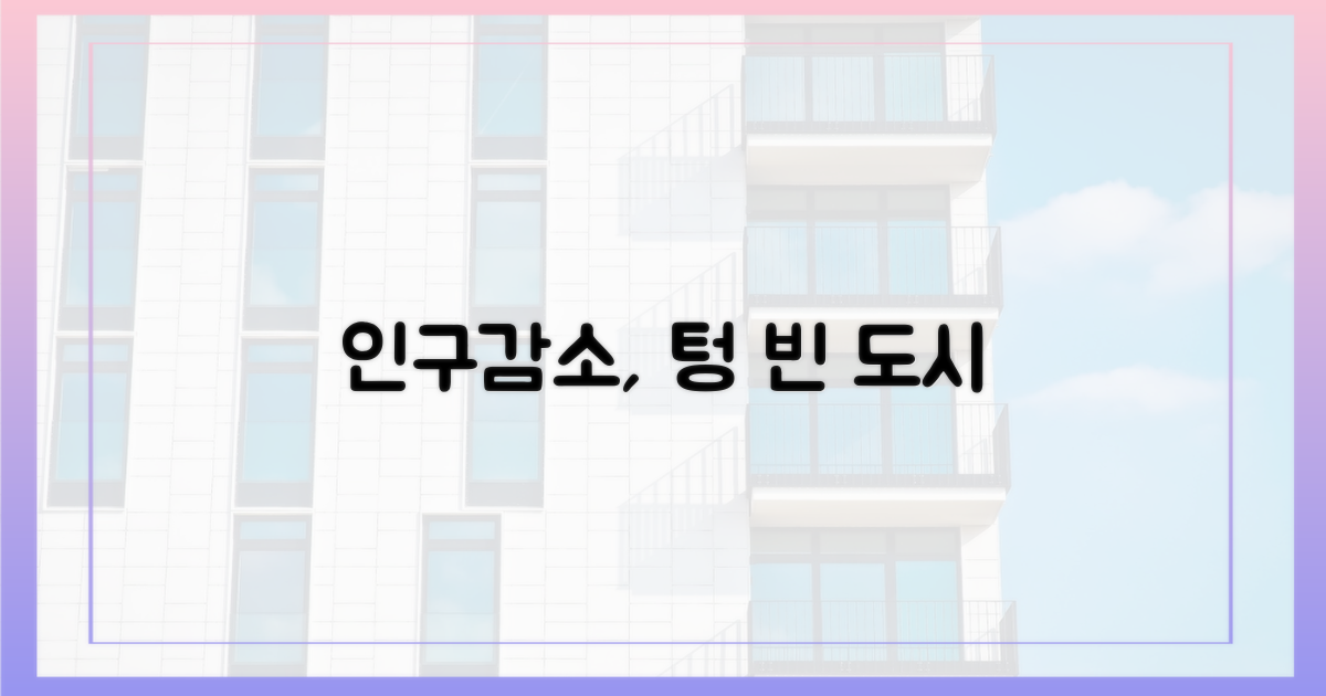 인구감소지역 공실률 심각