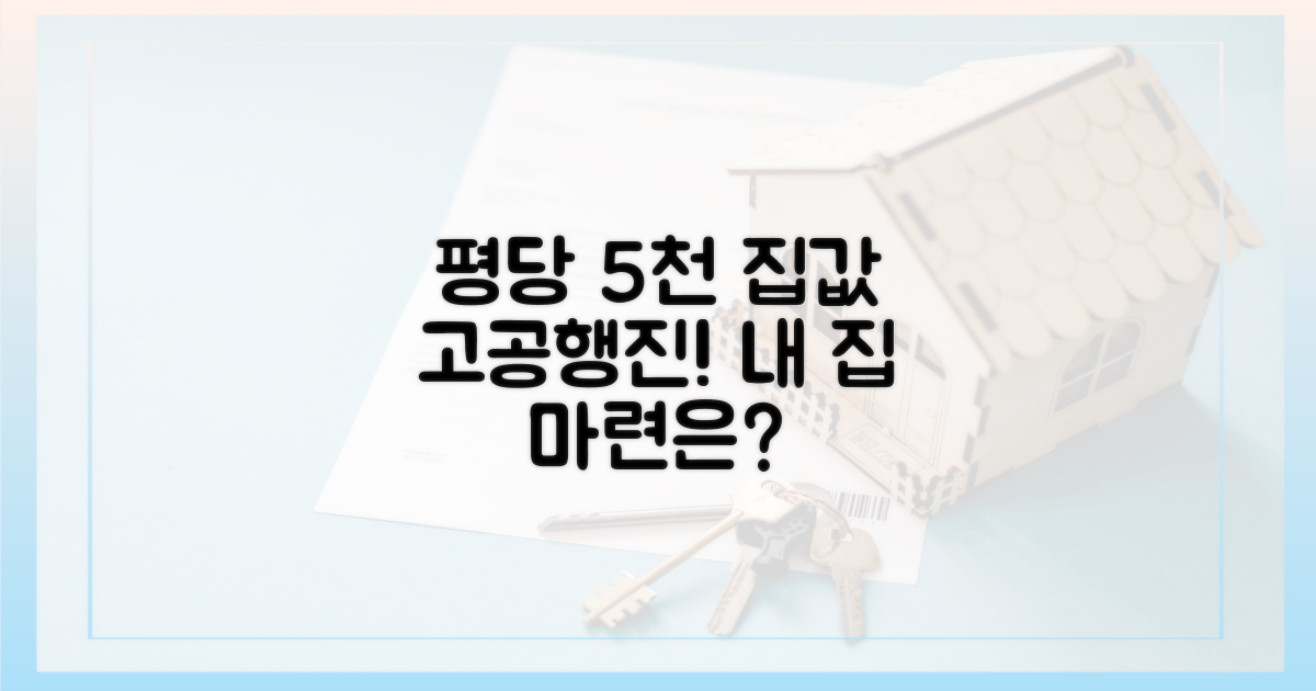 평당 5천, 분양가 상승 추세
