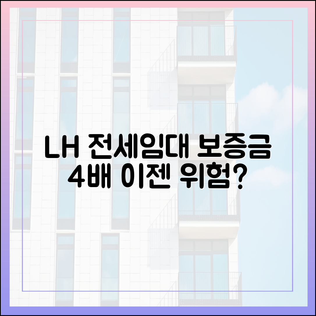 LH 전세임대, 미반환 보증금 4배 급증, 괜찮을까요?