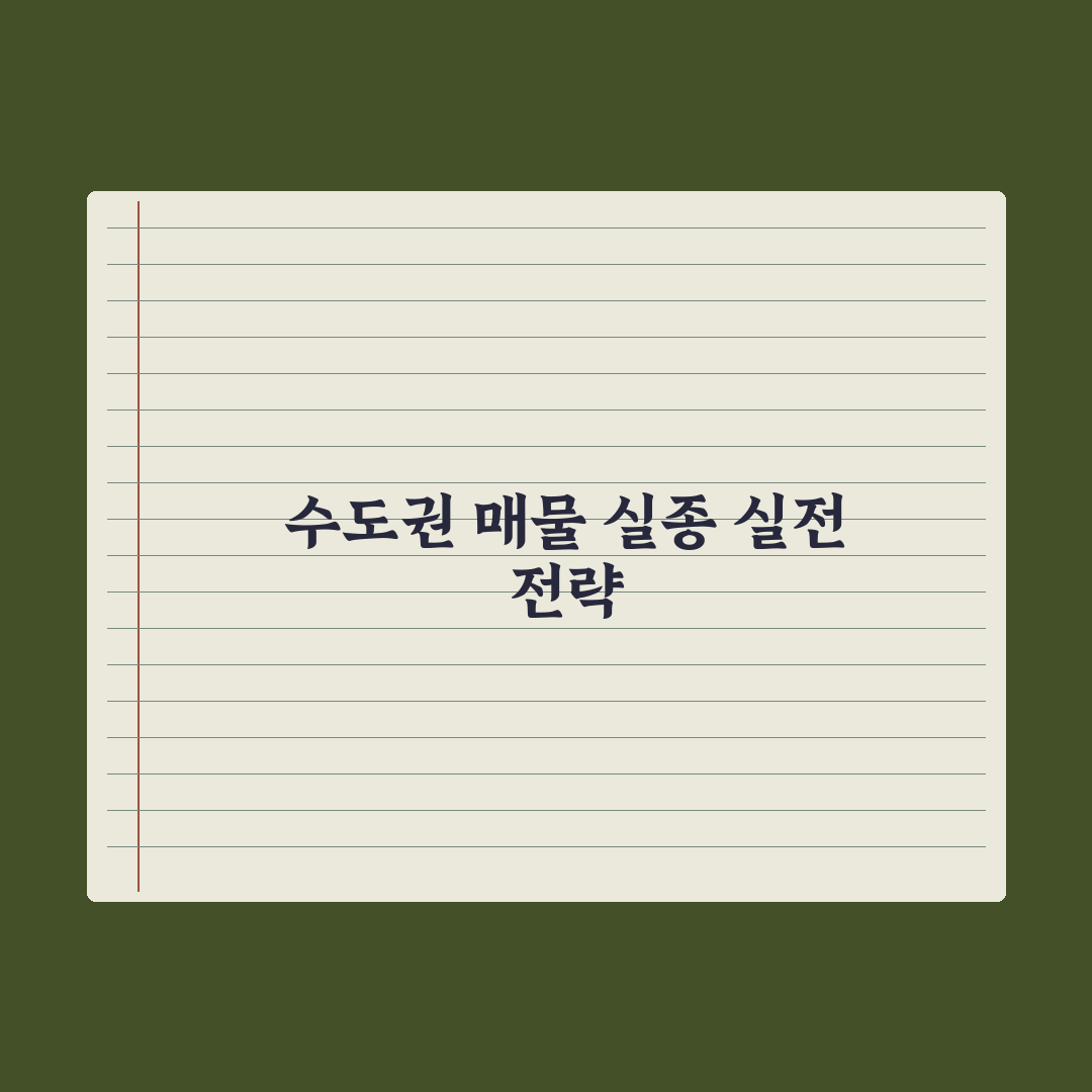 강남 집값 잡다 서민 살 곳까지 잡았다…수도권 매물 실종 전문가 심층분석