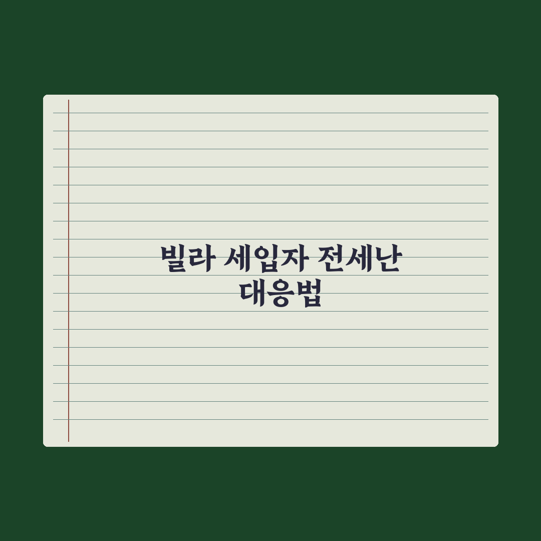 아파트 전세난에… 빌라 세입자도 눌러앉는다 심층분석, 전문가 3가지 핵심